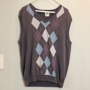 As seen on Entourage!! Lacoste Sweater Vest